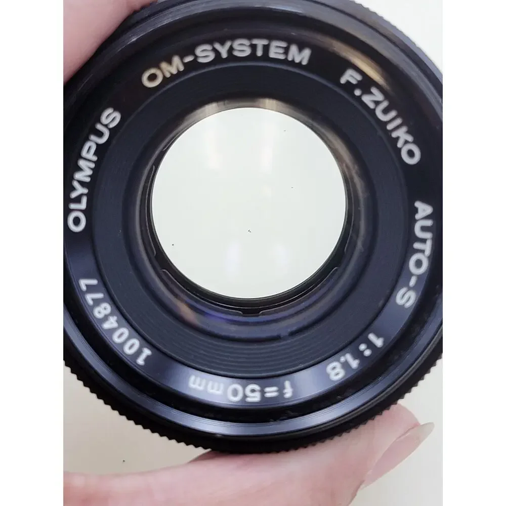Olympus F.Zuiko Auto-S 50mm f/1.8 Standard 50mm Black Metal